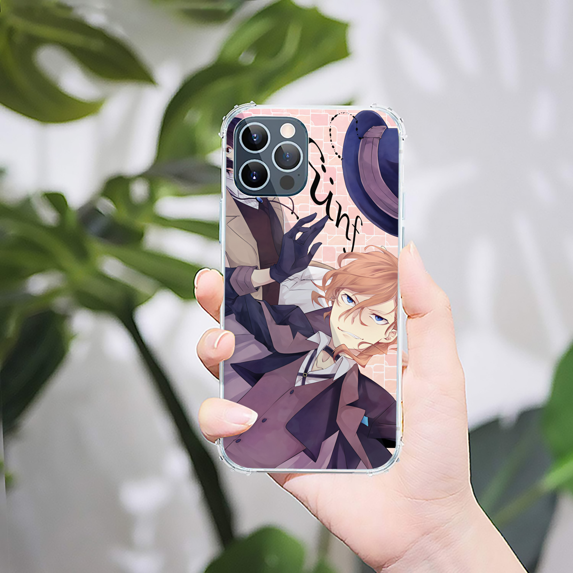 （画像用） 文豪ストレイドッグス Bungo Stray Dogs 【iPhone 12シリーズ対応】透明スマホケース（クリアソフトケース）